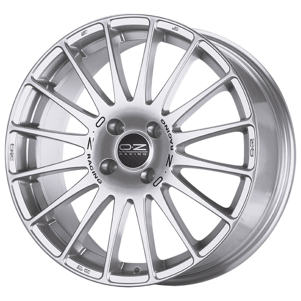 OZ SUPERTURISMO GT argent brillant, lettrage noir