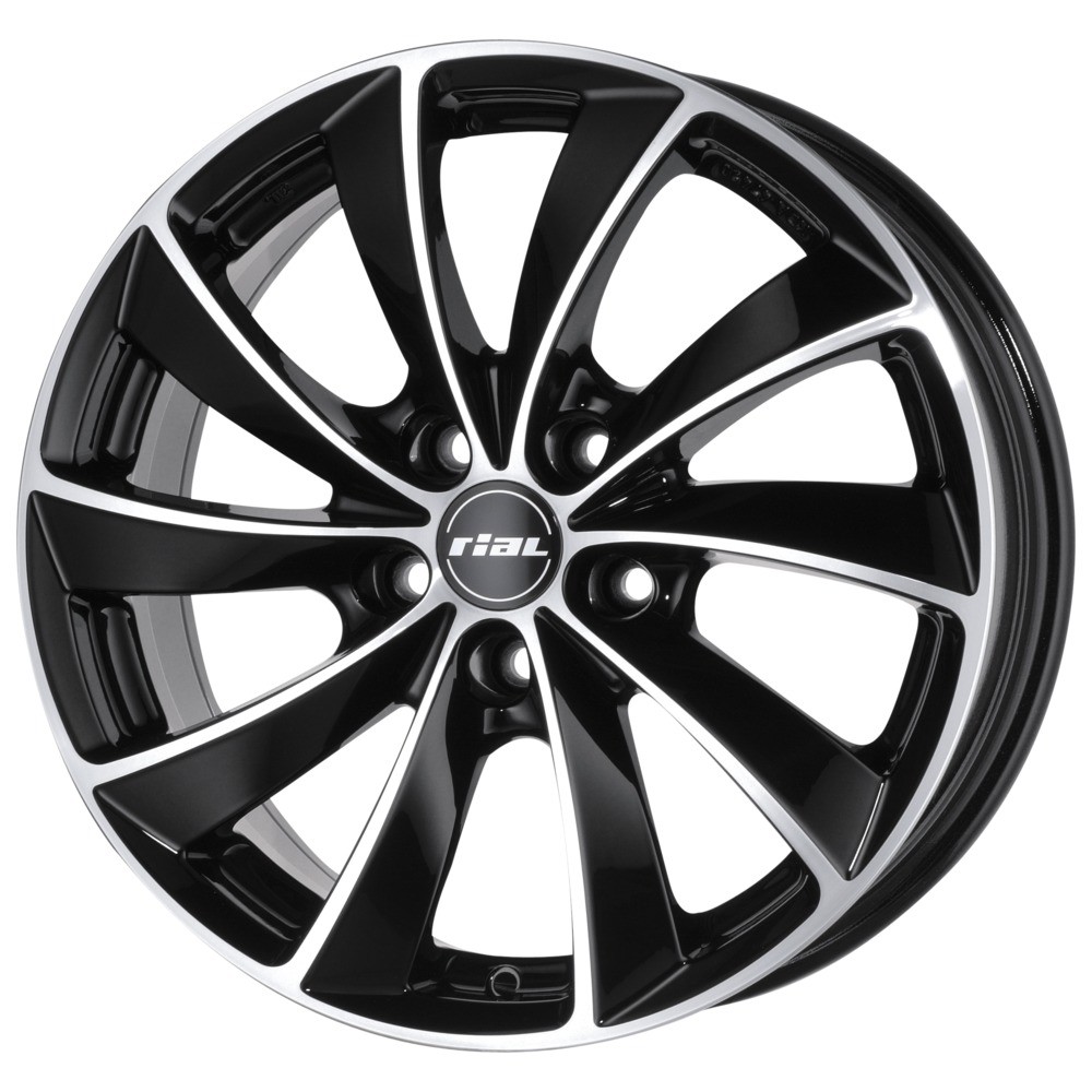 RIAL LUGANO noir brillant poli