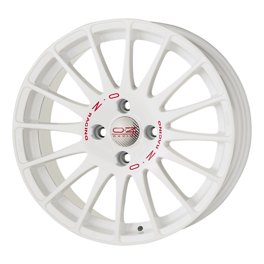 OZ SUPERTURISMO GT blanc brillant, lettrage rouge
