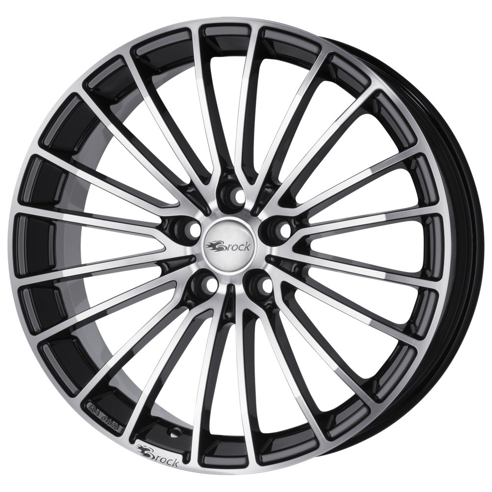 BROCK B24 noir brillant poli