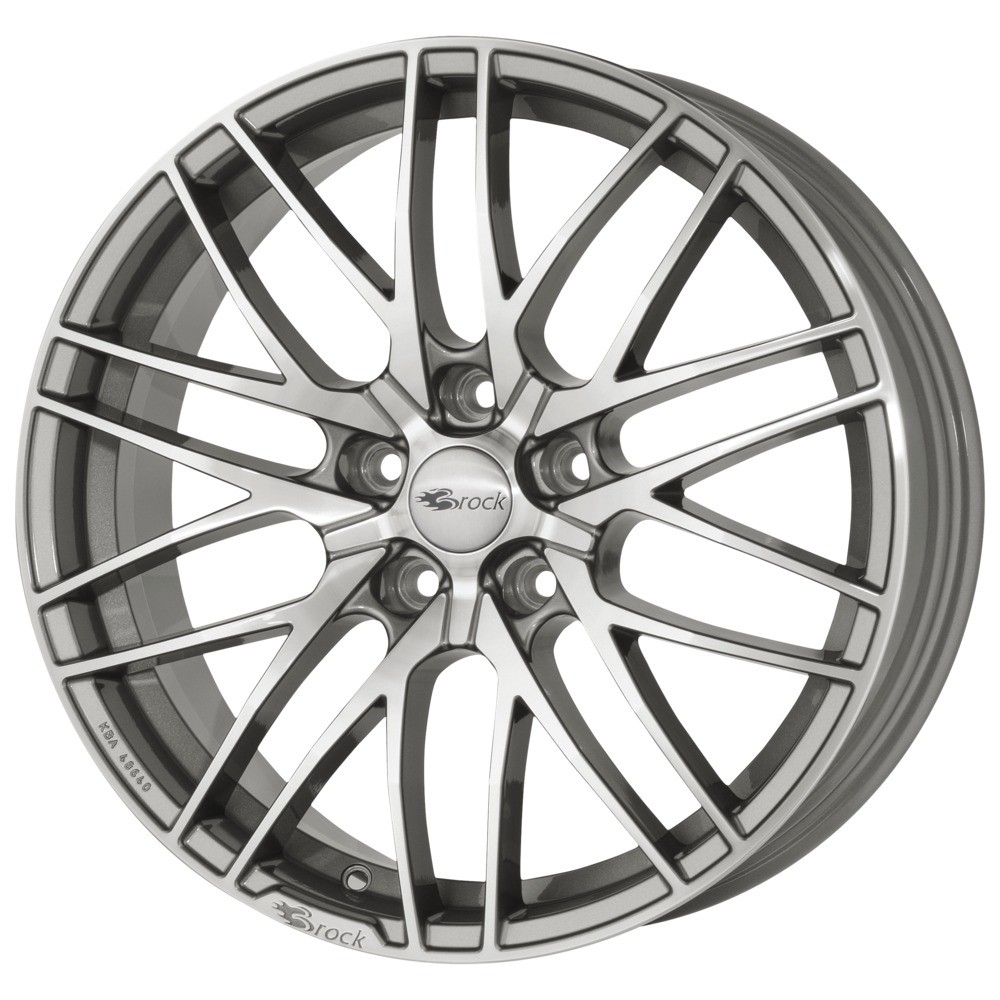 BROCK B30 gunmetal brillant poli