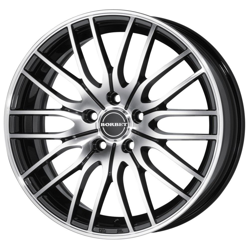 BORBET CW4 noir mat poli